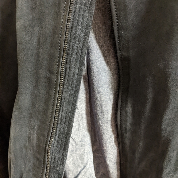 DANIER men's suede bomber jacket - Picture 4 of 5
